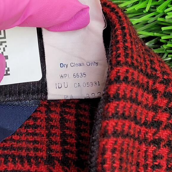 Vintage Woolrich Flannel Button Shirt Women Small 18x25 Red - Picture 9 of 12